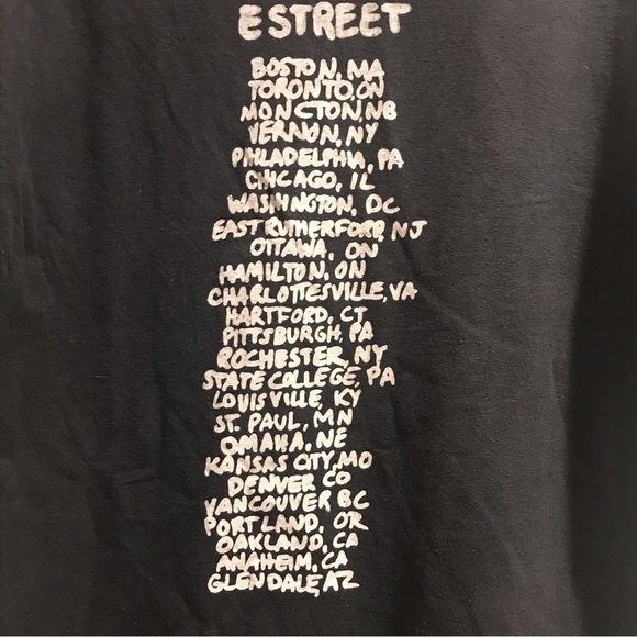 Bruce Springsteen 2012 Wrecking Ball Concert Tee Unisex T-Shirt Size Medium - Picture 4 of 6